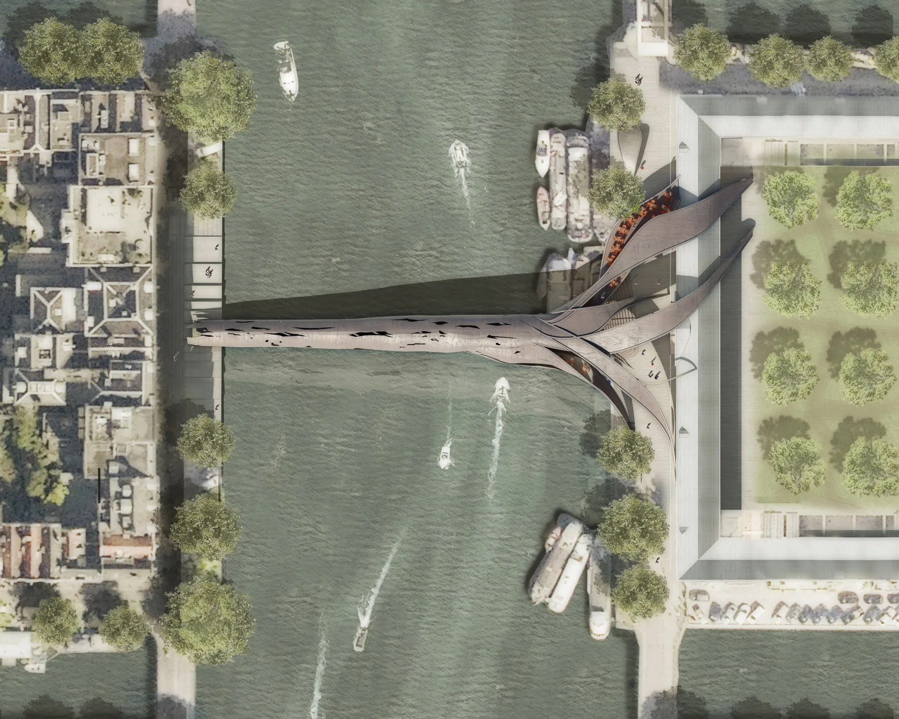 Plan de masse — Concours d’idée — Amsterdam Iconic Pedestrian