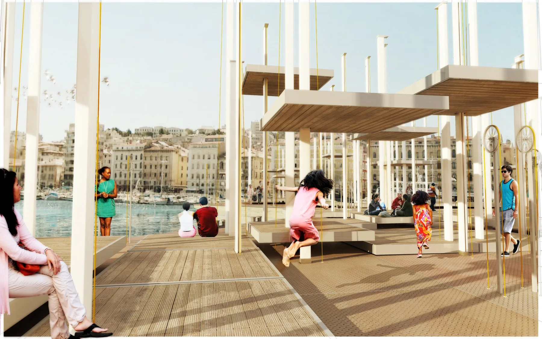 Concours européen Gaudi — Market Hall — The Urban Barges