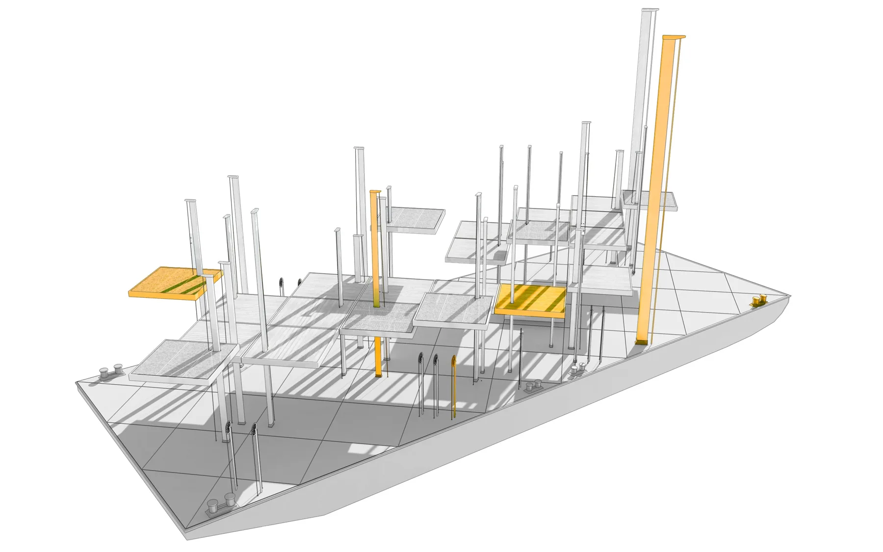 Concours européen Gaudi — Market Hall — The Urban Barges